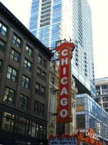 The historic Chicago Theater