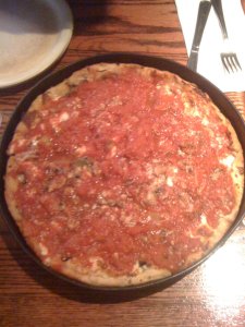 Deep Dish Pizza from Pizzeria Due