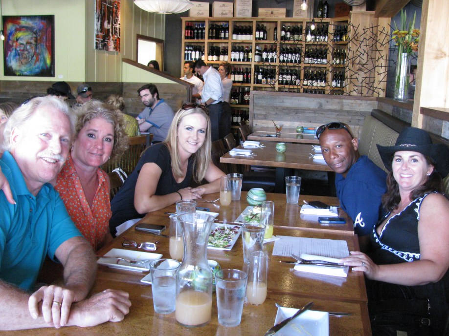 The gang at Leroys for lunch