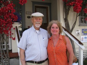 My sister Christine and Commander Don Hubbard, USN (Ret.)