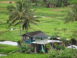Someone's house down in the valley