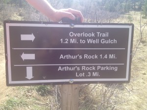 Path to Arthur's Rock
